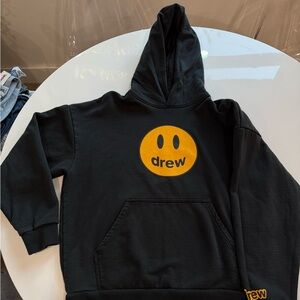 Drewhouse Black Hoodie with Yellow Smiley